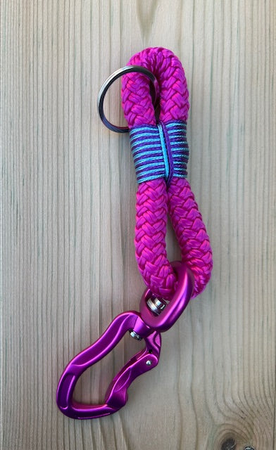 Marine Rope Keyring with Aluminium Carabiner