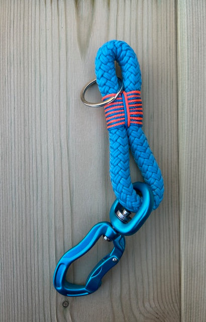 Marine Rope Keyring with Aluminium Carabiner