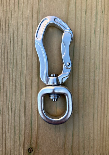 Swivel Carabiner - Silver