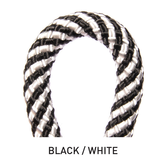 Diamond Braid Utility Rope - 10mm Black and White